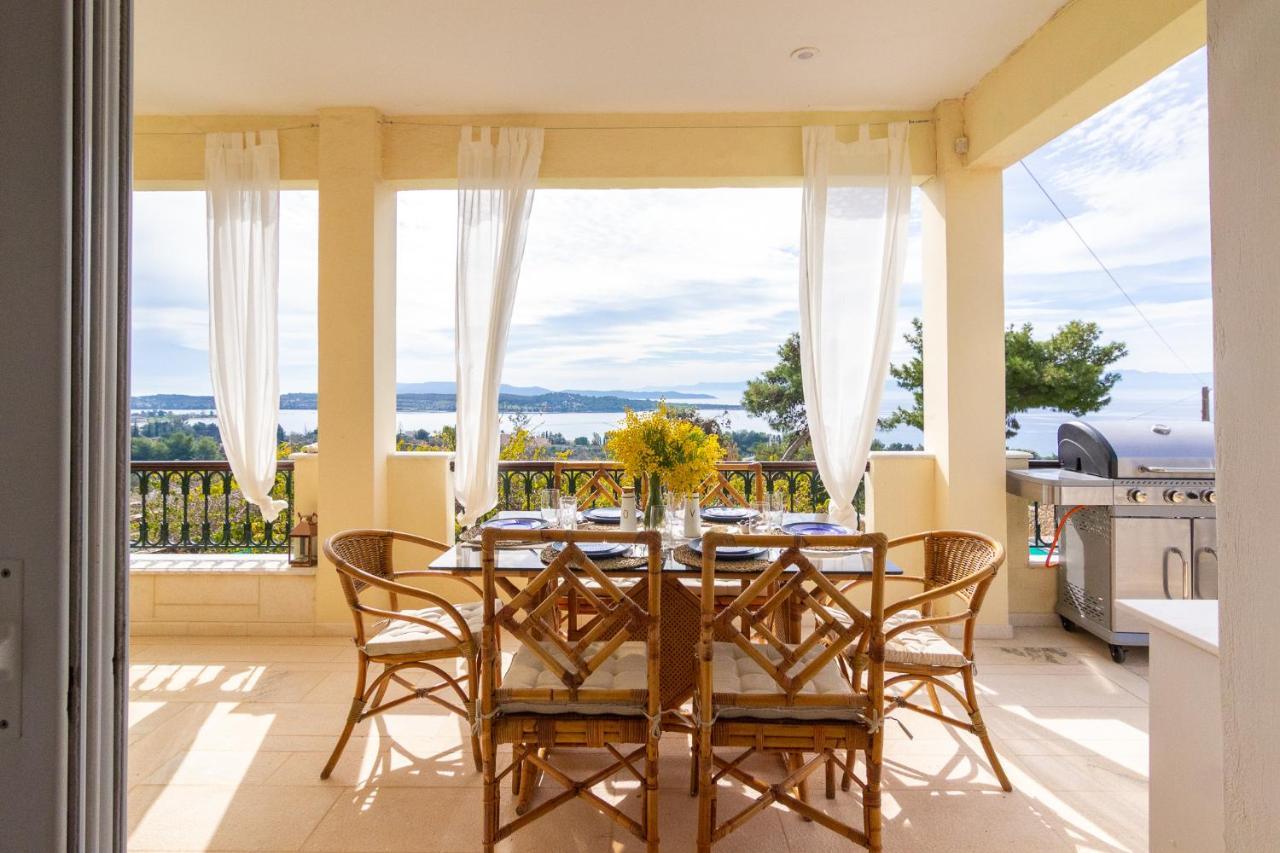House With Amazing Ocean View And Patio - Pool Villa Porto Cheli Buitenkant foto