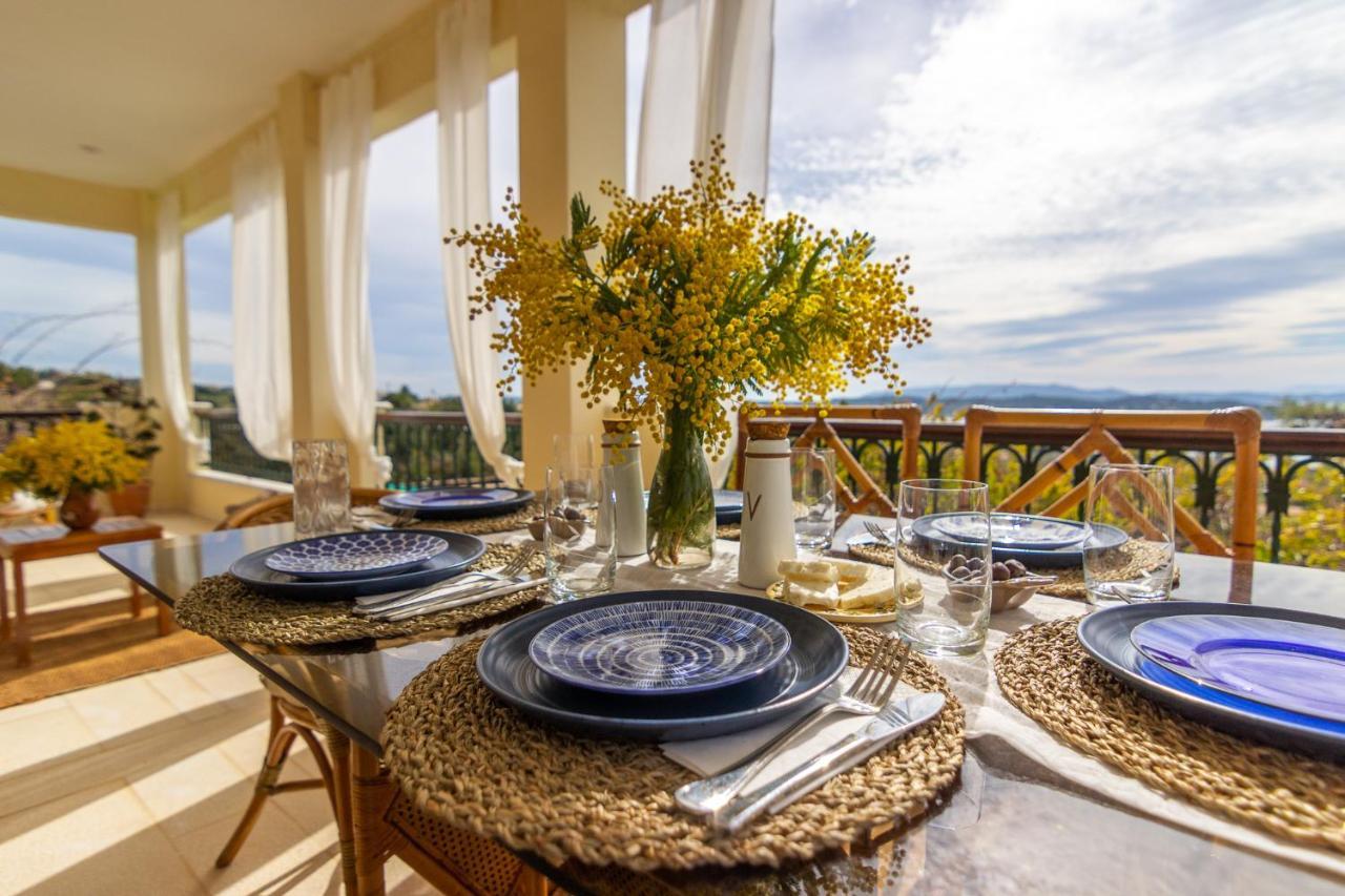 House With Amazing Ocean View And Patio - Pool Villa Porto Cheli Buitenkant foto