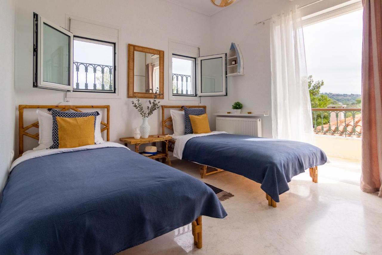 House With Amazing Ocean View And Patio - Pool Villa Porto Cheli Buitenkant foto
