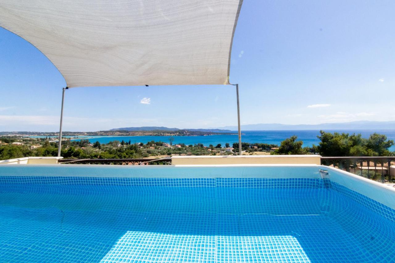 House With Amazing Ocean View And Patio - Pool Villa Porto Cheli Buitenkant foto