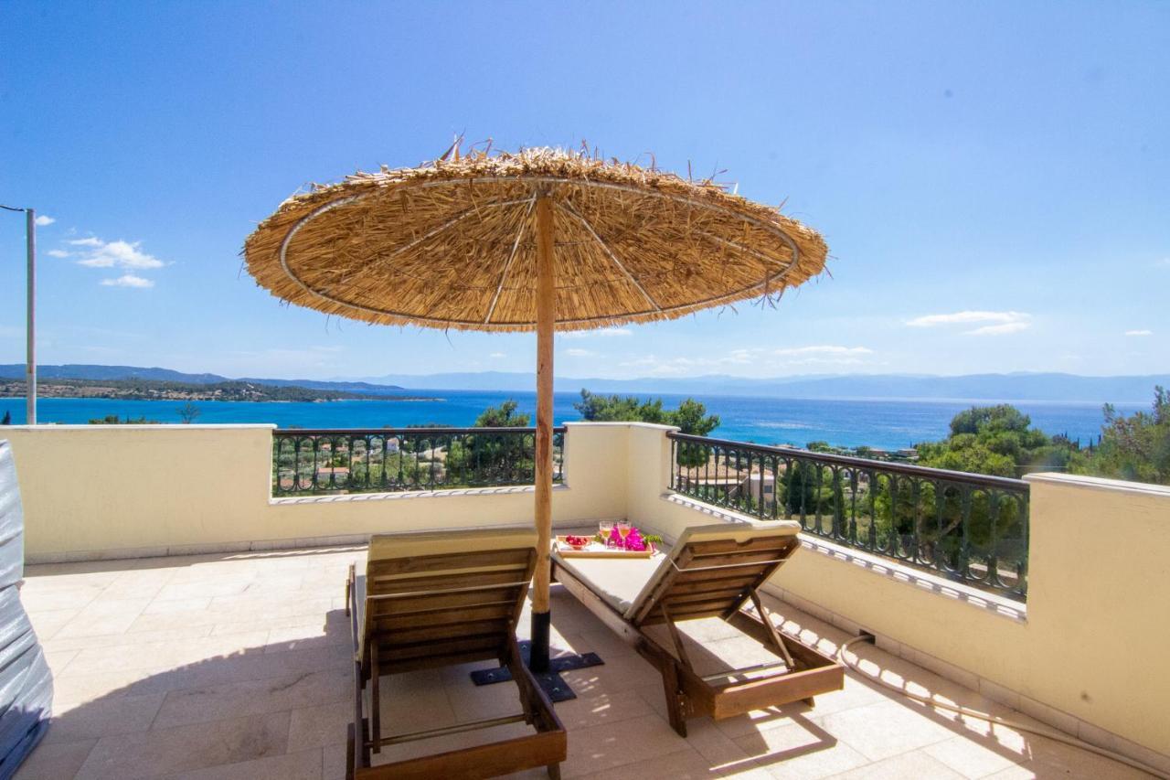 House With Amazing Ocean View And Patio - Pool Villa Porto Cheli Buitenkant foto